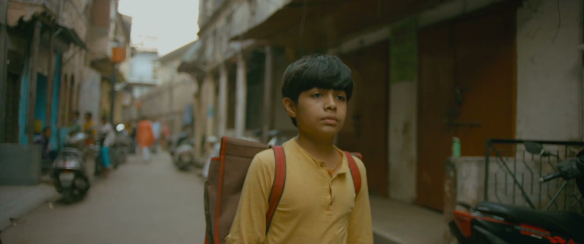 Boy in the old-city lane